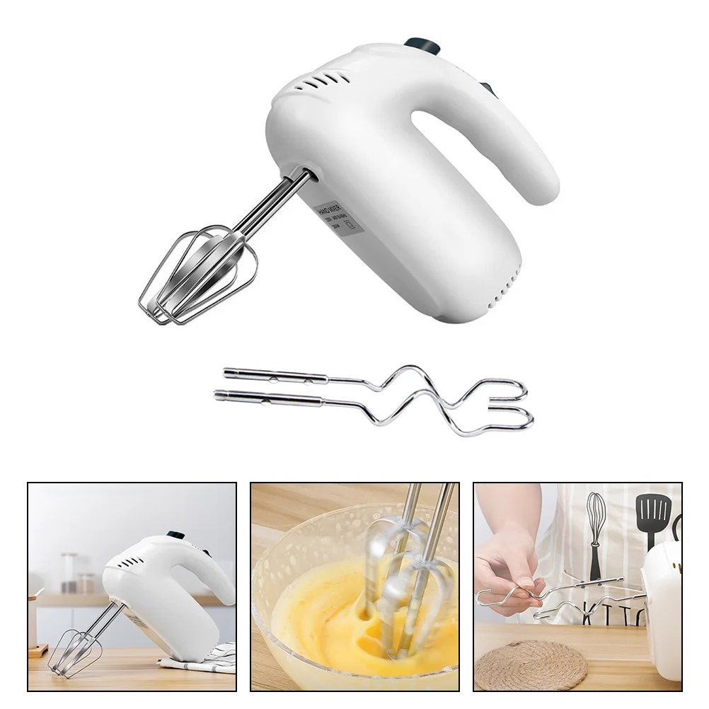 

1 Set Stainless Steel Automatic Egg Beater Electric Hand Mixer Home Automatic Egg Beater Plug