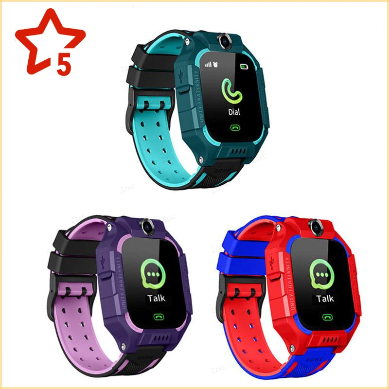 

Детские Смарт-часы Z6 SOS, IP67 водонепроницаемые детские часы с SIM-картой, GPS-трекером и защитой от потери, смарт-браслет для IOS, Android PK Q12, Q50