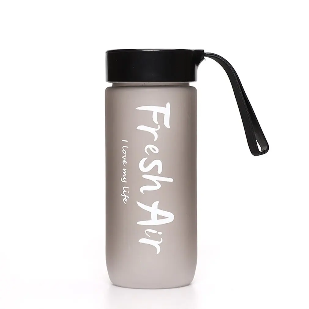 

600 мл вместительные небьющиеся матовые бутылки для воды портативная герметичная посуда для напитков для путешествий на открытом воздухе пл...