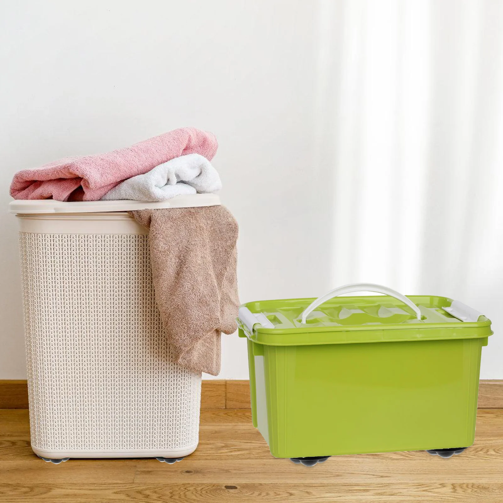 

4 Pcs Ball Pulley Storage Boxes Appliance Wheels Kitchen Appliances Accessories Durable Sticky Steel Casters Case