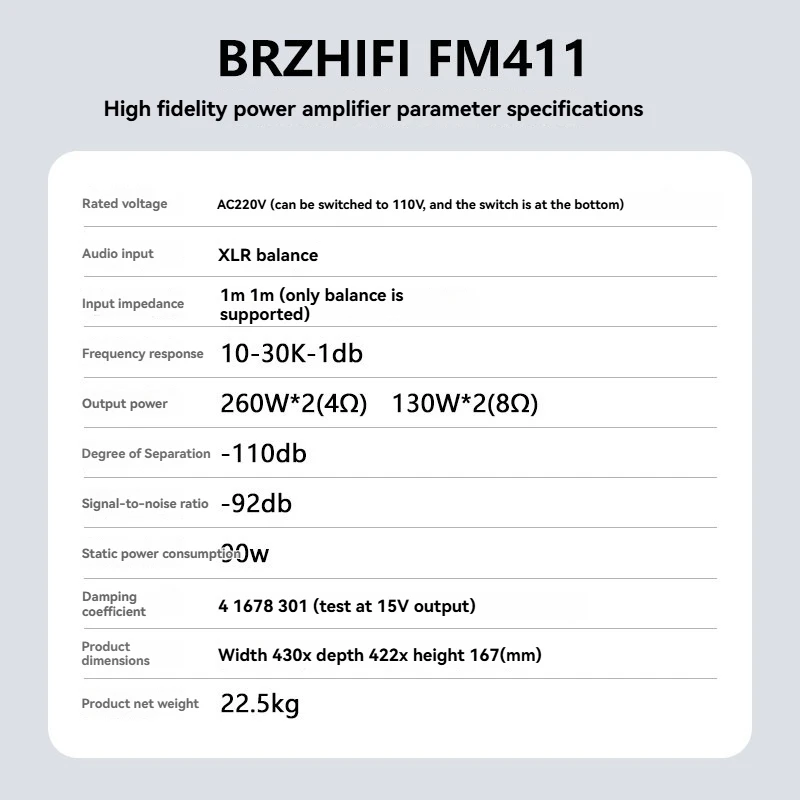Фото Усилители мощности FM411: Чистые, малошумные, высококачественные, высокомощные усилители 260 Вт №4