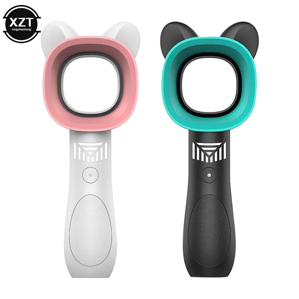 

Mini Bladeless Fan Handheld Portable USB Rechargeable Fans 2000mAh Summer Cooler Fan for Home Outdoor
