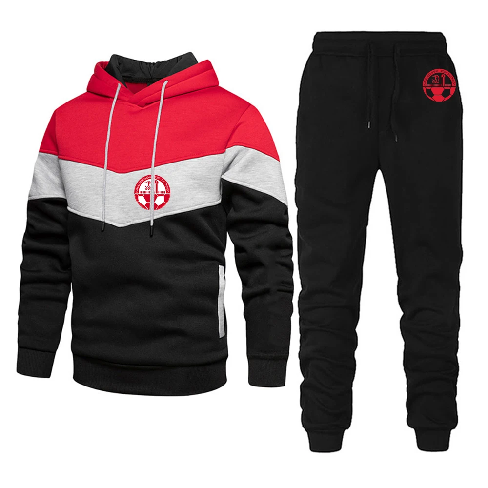 Новая мужская спортивная одежда HAPOEL BEER SHEVA с длинным рукавом трехцветная