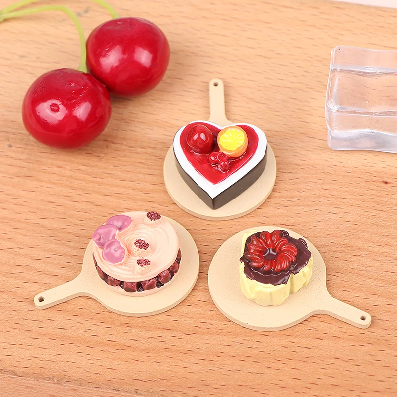 

1/12 Dollhouse Miniature Food Cheesecake Cake Dessert Tiny Mini Sweet Decor