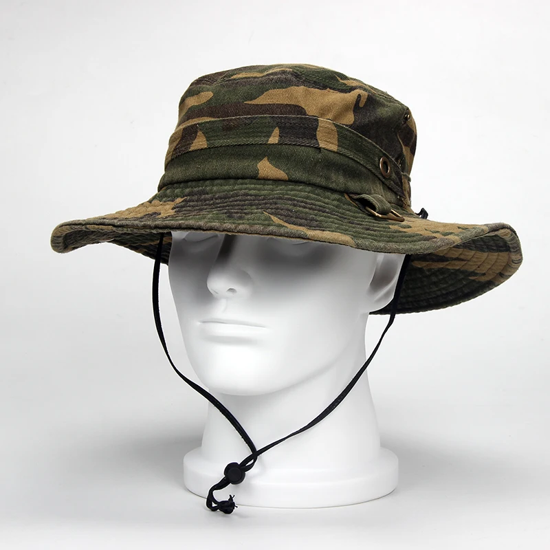 2022 камуфляжная Военная Рыбалка Боб Homme Женская фотосессия для женщин мужчин