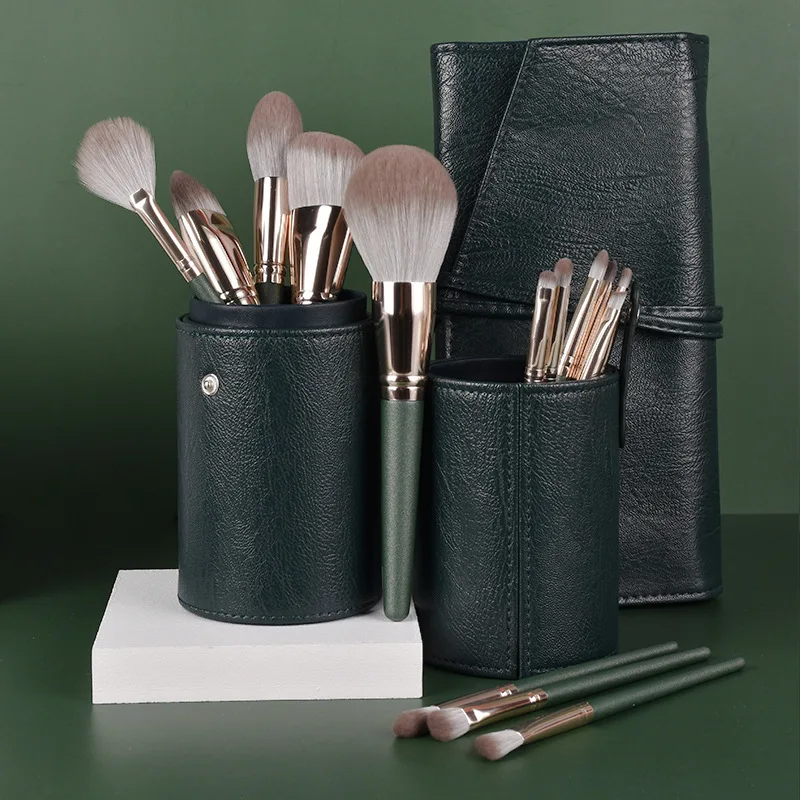 

Portable Makeup Brushes Set Women Cosmetic Eyeshadow Blush Powder Shadow Foundation Blush Blending Concealer Beauty Make Up Tool