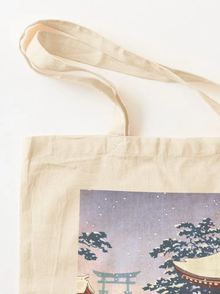 Snowy Miyajima от Tsuchiya Koitsu Tote Bag Многоразовые сумки тканевая сумка на заказ Холщовые
