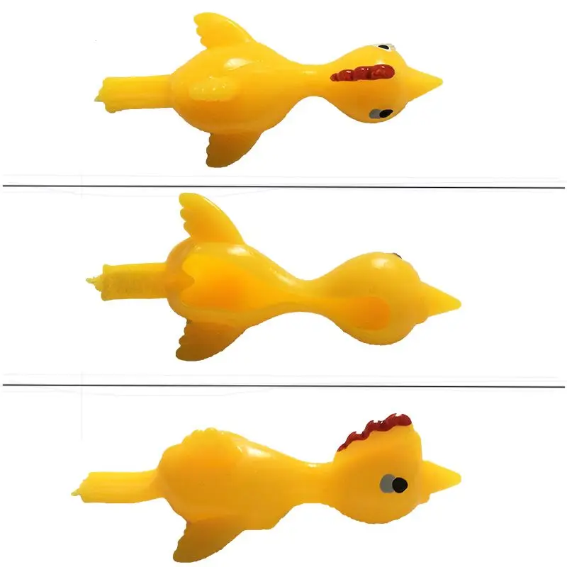 Катапульта для пальцев Kawaii с курицей-бурундуком, липкой и сердитой, игрушка-пародия, средство от стресса, сжимаемая, бесплатная доставка.