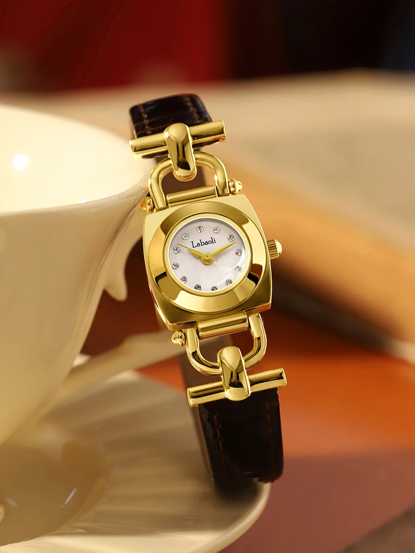 Классические часы с римскими цифрами для женщин кварцевые наручные роскошные