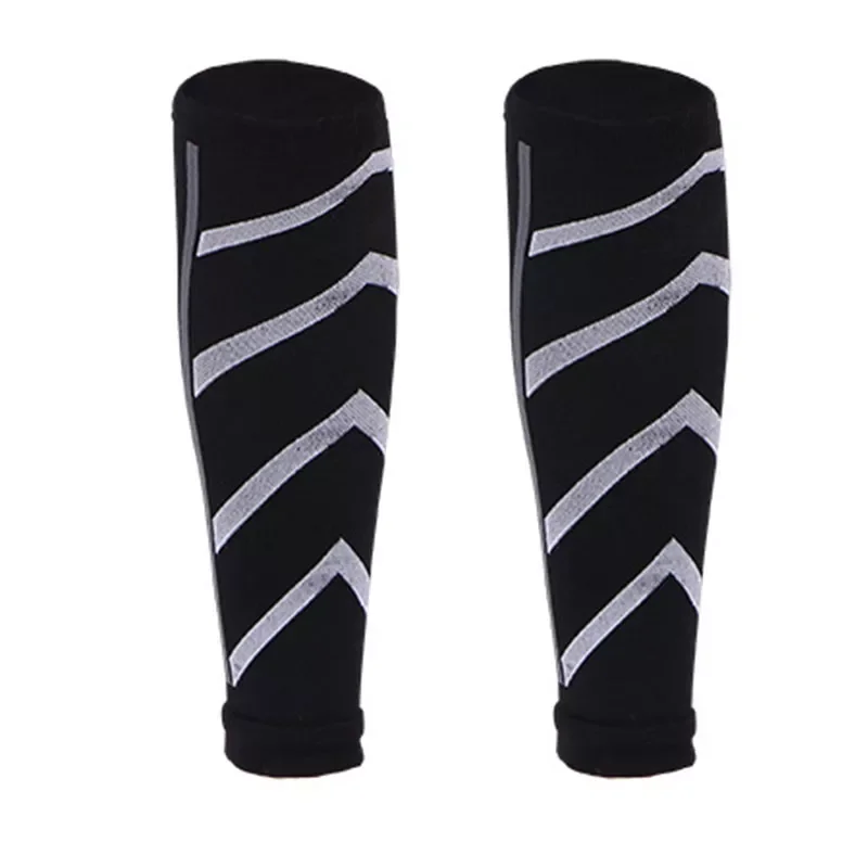 Pair Calf Support Graduated Compression Leg Sleeve Socks Outdoor Exercise Sports Safety Knee Support Protection Knee Brace