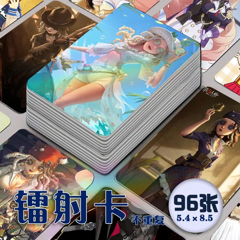 96 шт. Identity V аниме лазерная карта Деми Бурбон косплей закругленные углы ЛОМО карты