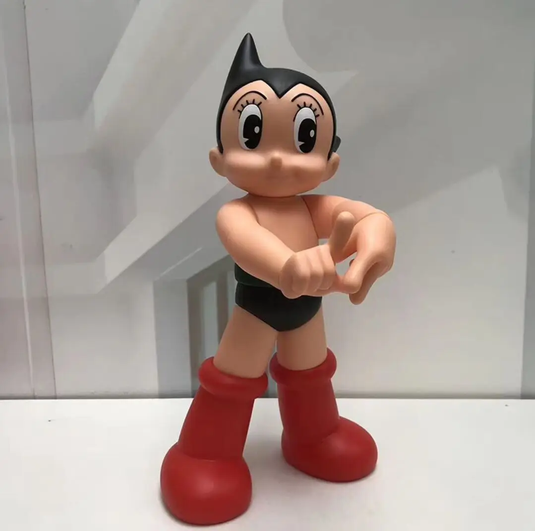 Фото 26 см большая аниме Astroboy Mighty Atom кукла Tetsuwan Atom ПВХ экшн-кукла статуя коллекционная модель игрушка фестиваль подарок №2