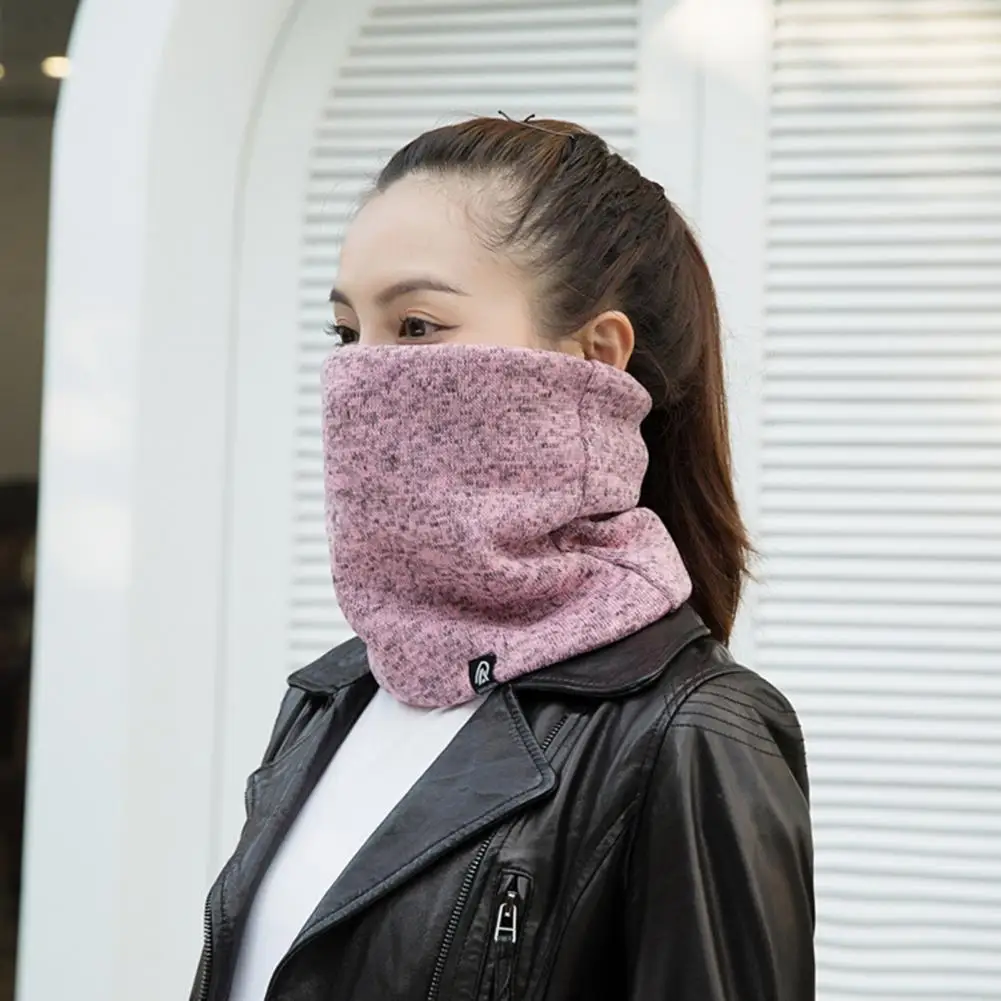 Шарф унисекс однотонный шарф зимний плюшевый мужской с подкладкой буквенным