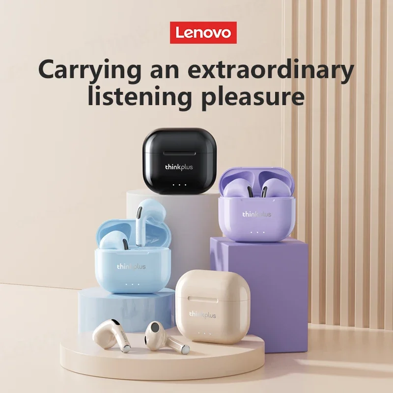 Lenovo LP40 Pro Plus Беспроводные Bluetooth V5.3 Наушники с низкой задержкой Игровые спортивные