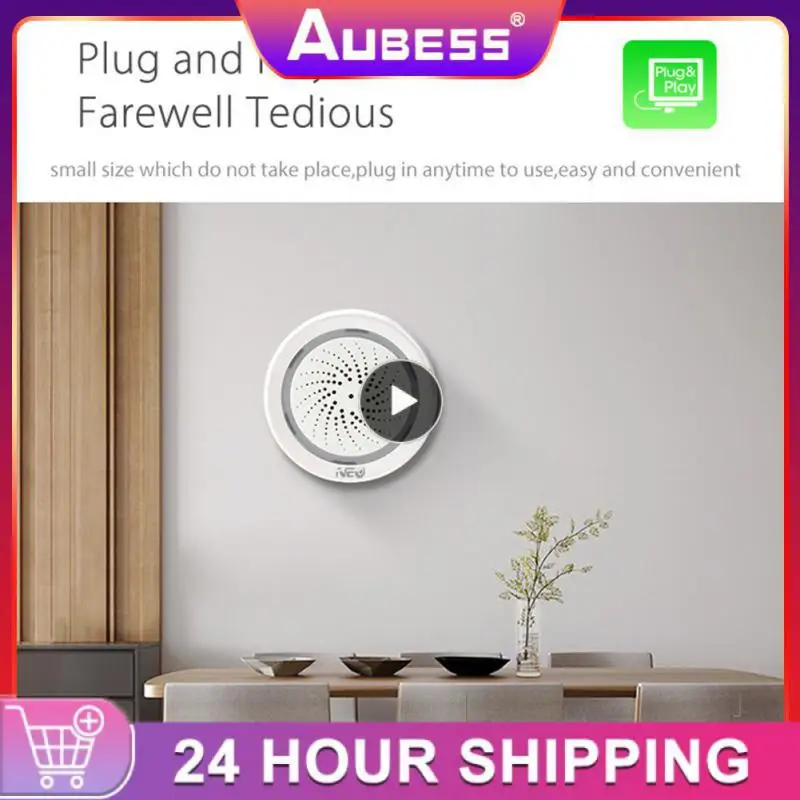 

Wifi Temperature Sensor 2 In 1 120 Db Smart Detector Siren Alarm Usb Power Wireless Smart Home Smart Life App Remote Siren Mini