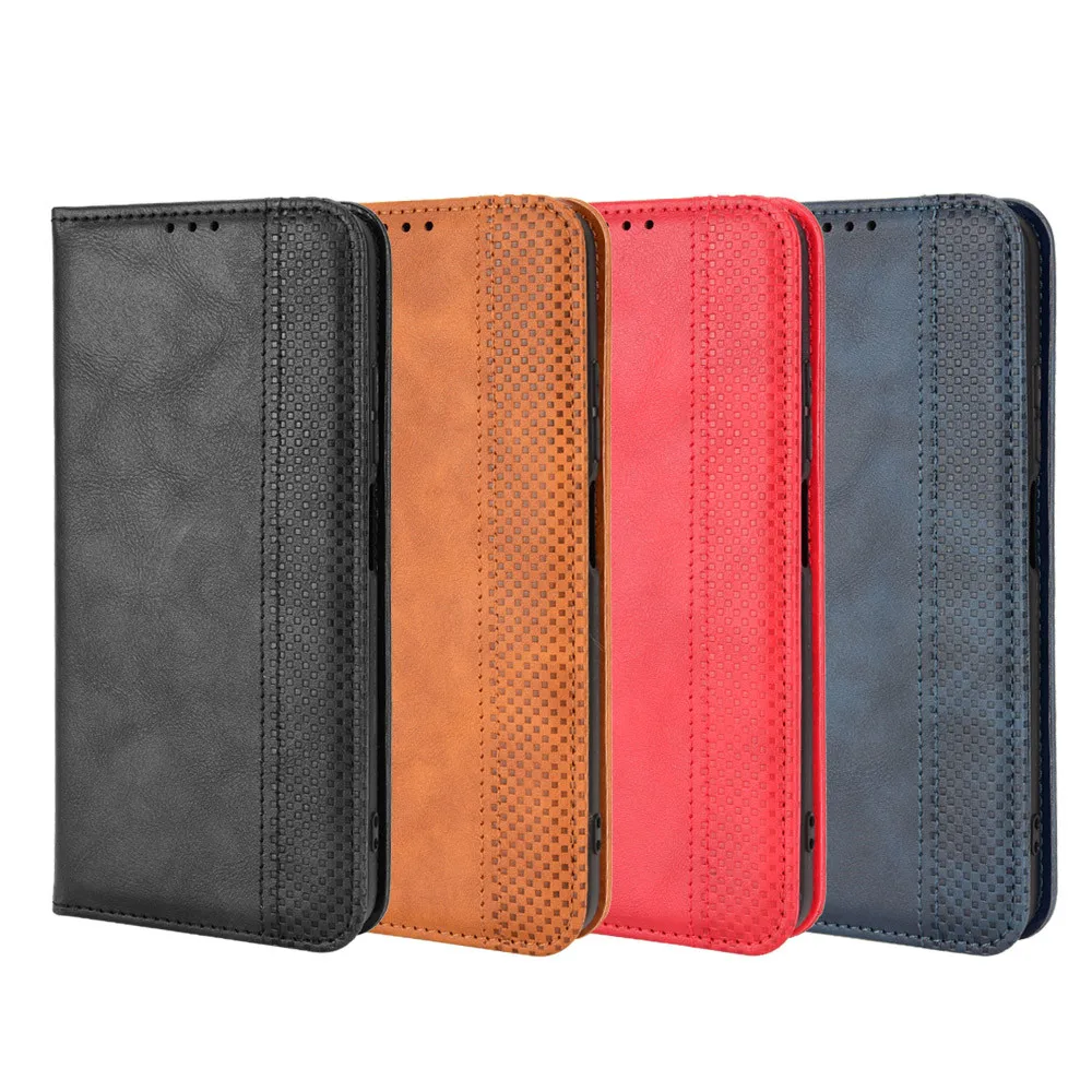 Для ZTE Blade V50 Design 4G Чехол Роскошный флип-чехол из искусственной кожи с магнитной