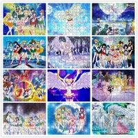 sailor moon jigsaw puzzles 3005001000 pcs adults decompress children early education puzzle toys difficult anime peripherals