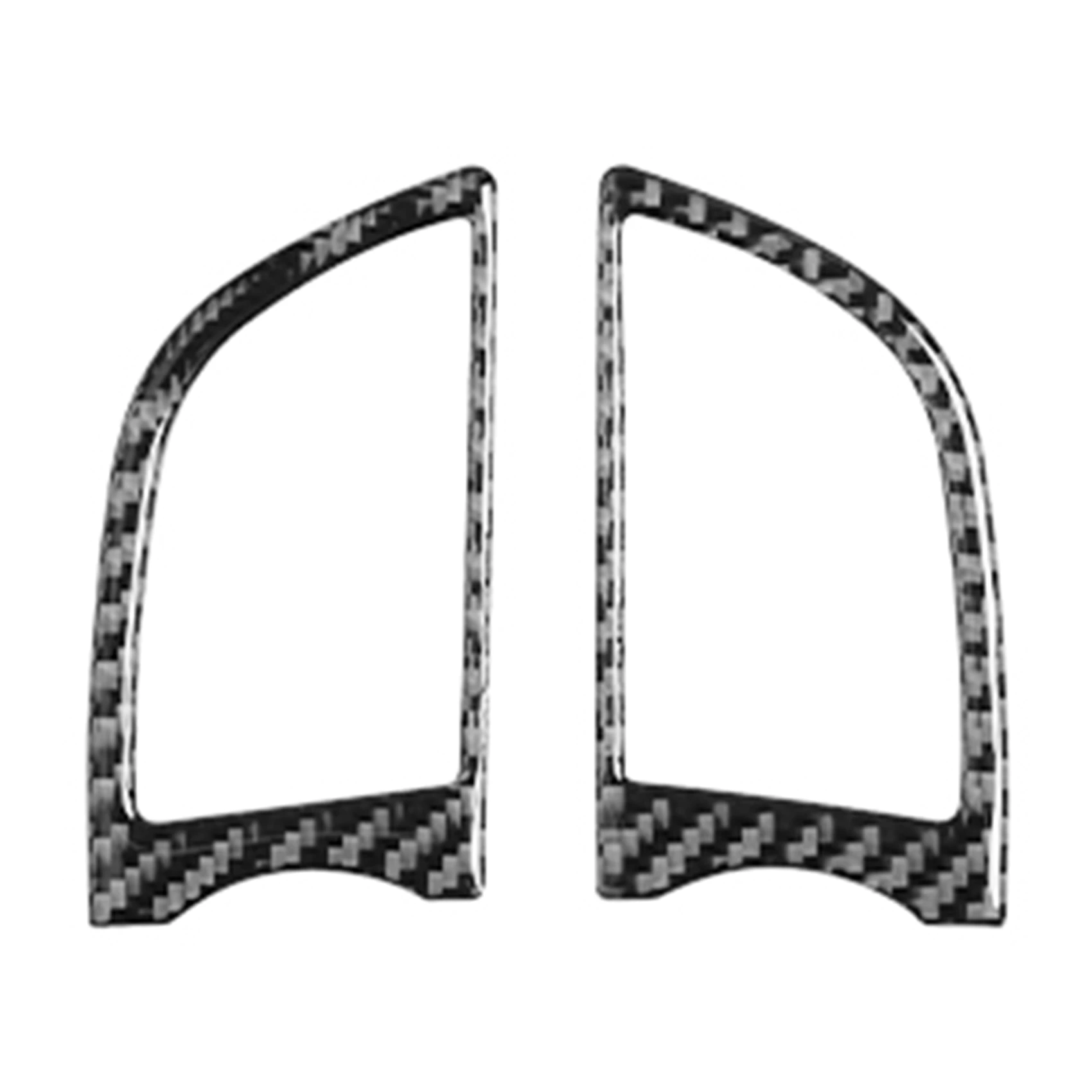 

Left and Right Air Outlets Panel Carbon Fiber Black Cover Trim Car Decorative Sticker for-Porsche Panamera 2010-2016