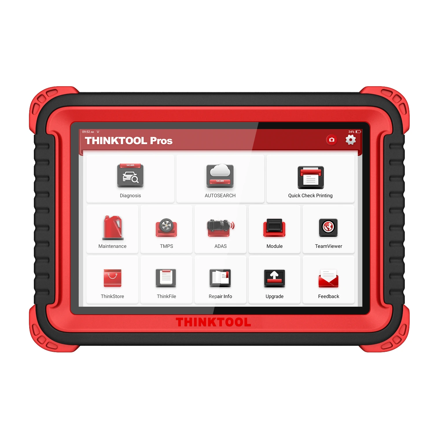 

THINKCAR THINKTOOL Pros auto Diagnostic Tool 10 Full System ADAS OBD2 Code Scanner 28 Reset Function online Program