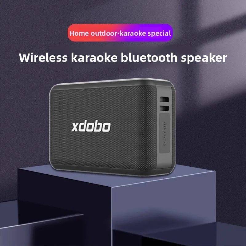 Фото Для Bluetooth-колонки XDOBO X8 PRO, портативного уличного сабвуфера мощностью 120 Вт с двумя микрофонами и функцией TWS для караоке-вечеринок. №3