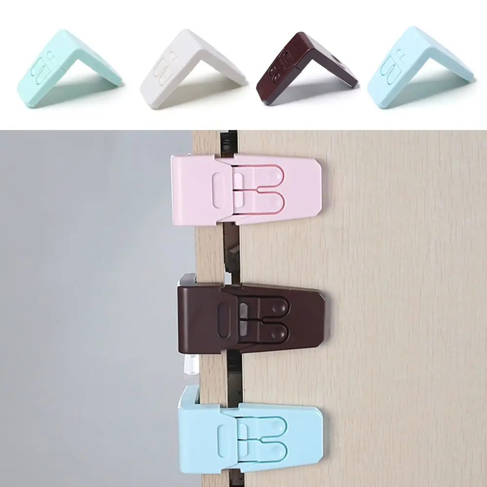 

High Quality Home Refrigerator Protection Freezer Door Locks Closing Buckle Child Safety Lock Housing Safety Cabinet Locks