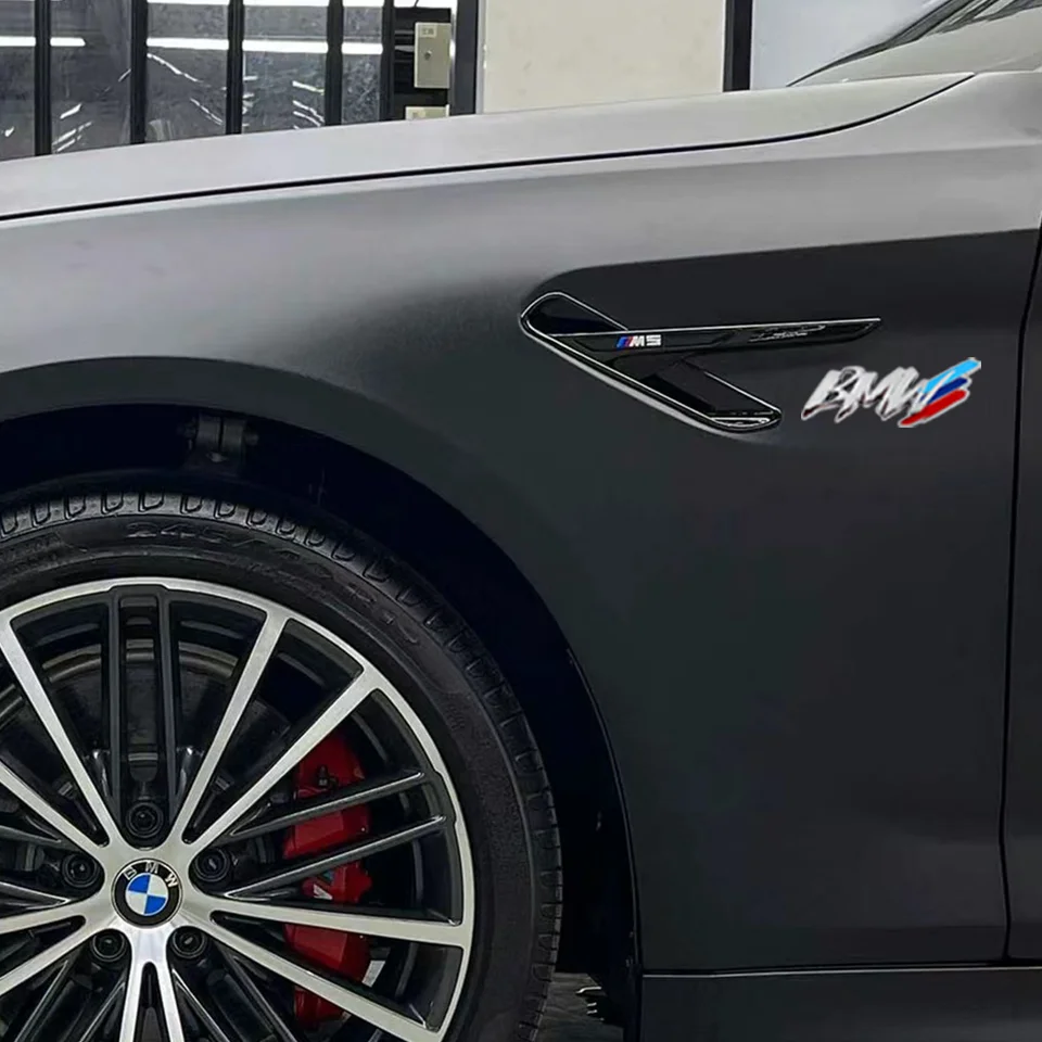 BMW 3D металлические наклейки на кузов автомобиля наклейка багажник серии i3 i4 G07 G06