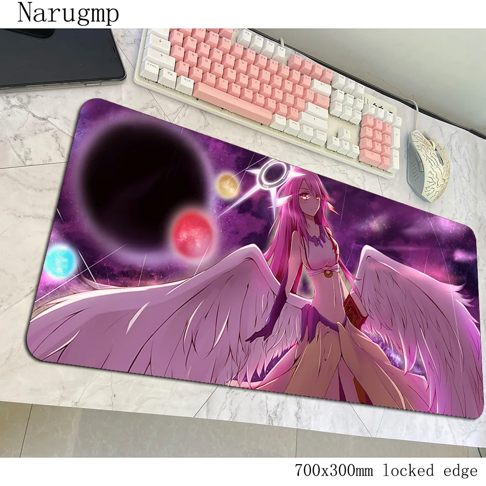 Фото Коврик для мыши No Game No Life, игровой коврик для киберспорта 700x300x3 мм, аксессуары для ПК, компьютера, геймера, большой коврик, толстые коврики для ноутбука, стола №3