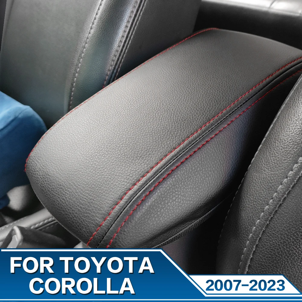 

Toyota Corolla E140 E150 E170 E210 2007-2023 Автомобильный Подлокотник Из Искусственной Кожи, Чехол Для Украшения Интерьера