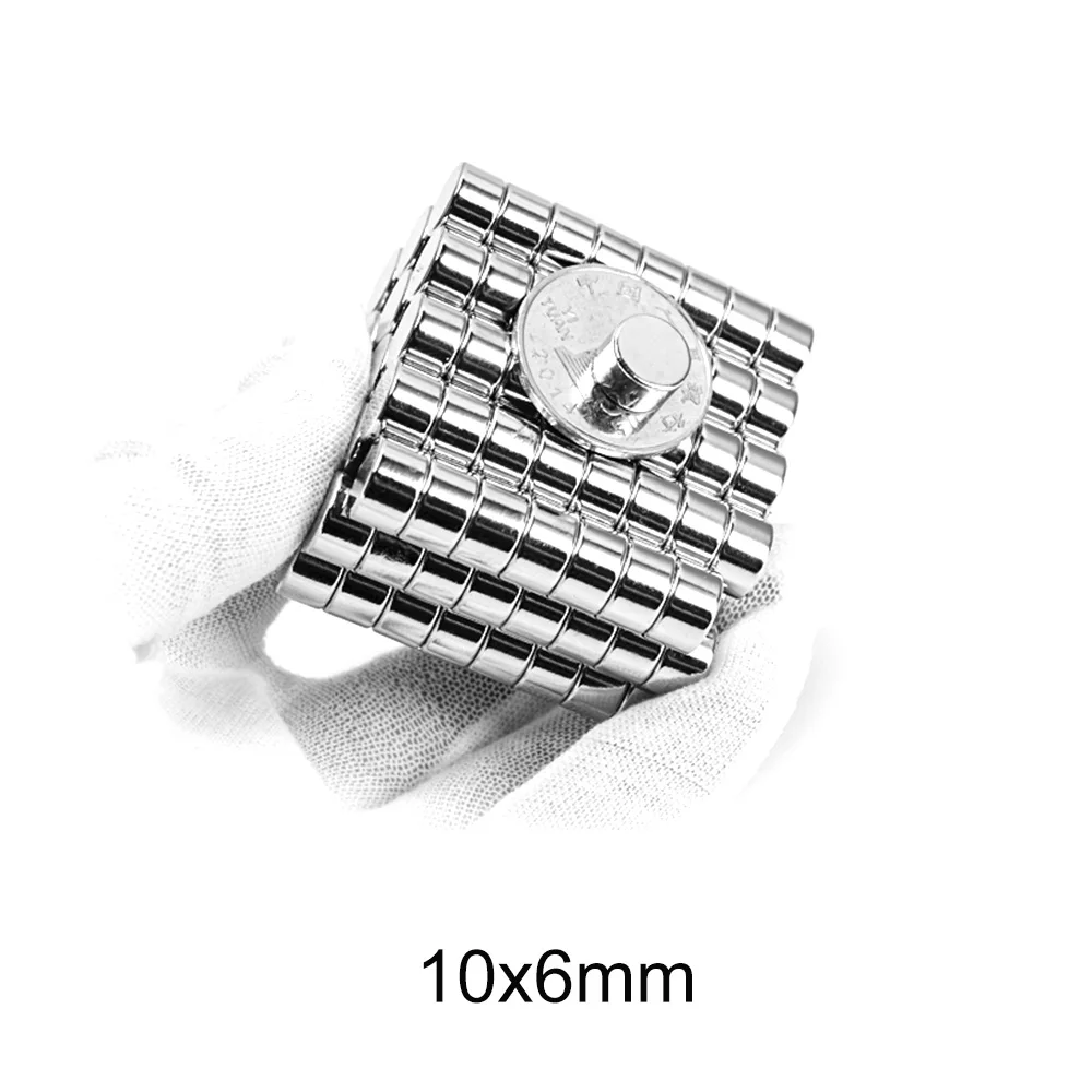 

Круглый магнит 10x6 мм