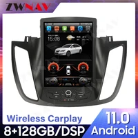 for ford kuga android 11 128g carplay dsp tesla screen unit car multimedia player gps radio audio stereo