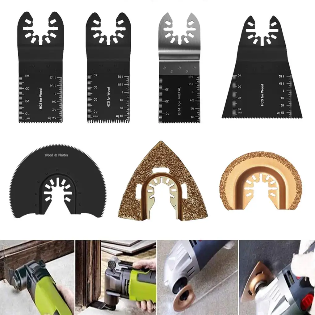 

28 Pcs Oscillating Saw Blades Set Universal Wood and Metal Multi Tool Blades