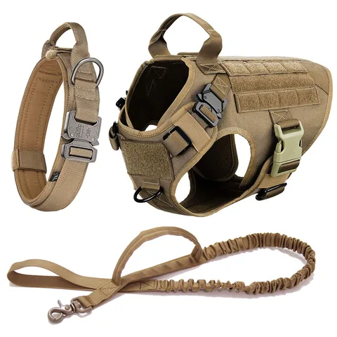 Женская военная шлейка и поводок для собак, тренировочный жилет для домашних животных, тактическая шлейка K9 для немецкой овчарки для маленьких собак