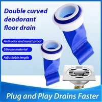 new silicone floor drain odor proof leak core down the water pipe draininner core kitchen bathroom sewer seal leak deodorant
