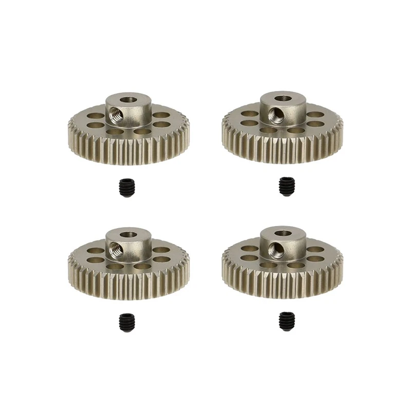 

4Pcs 48DP 3.175Mm 40T Pinion Motor Gear For RC Car Brushed Brushless Motor