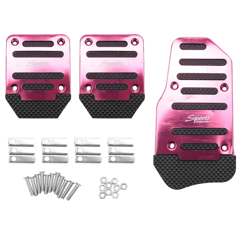 3 шт. педаль акселератора топлива сцепления накладка на нескользящая для