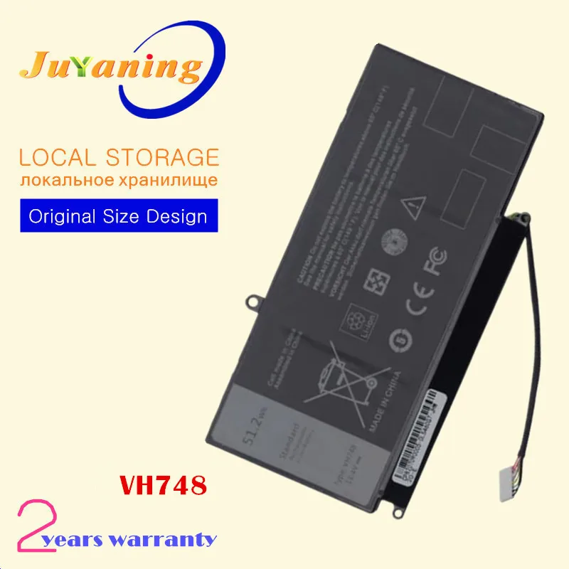 Новый аккумулятор для ноутбука VH748 DELL Vostro 5460 5470 5560 14 5480 Inspiron 5439 V5460D-1308 V5460D-1318 5470D-1328