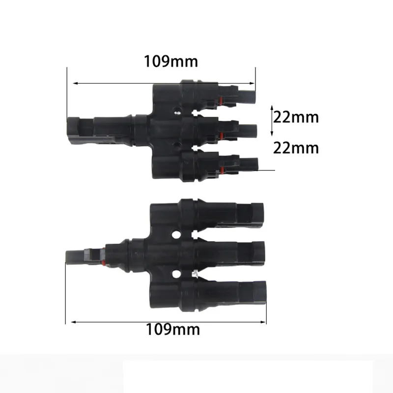 1 пара от 3 до T разъемы для ветвей Солнечная солнечные PV-разъемы MMF FFM
