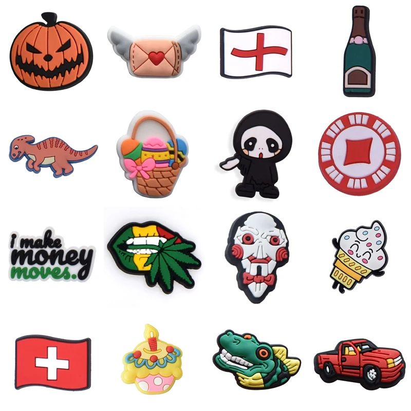 

Women Charm Shoe Charms Accessories Decorations PVC Buckle Decorations for Crocs Wholesale Bulk Gifts Pins Shoes Accessories