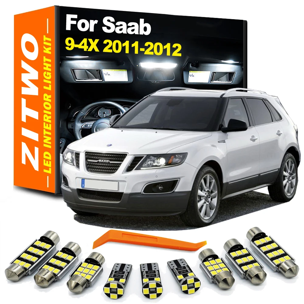 

14 шт., набор светодиодных ламп для чтения в салоне Saab 9-4X 94X 2011 2012