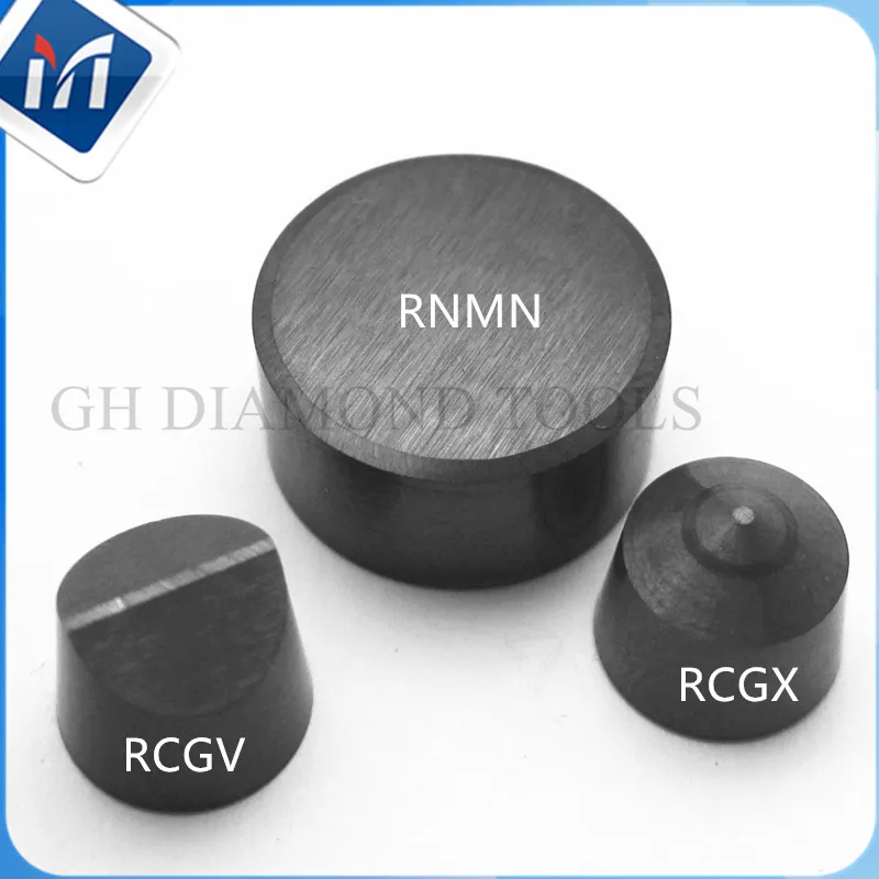 Katı CBN insert PCBN cnc torna araçları RNGN0903 RNMN RCGX1207 çelik demir fren diski ruloları için metal işleme torna metal kesme