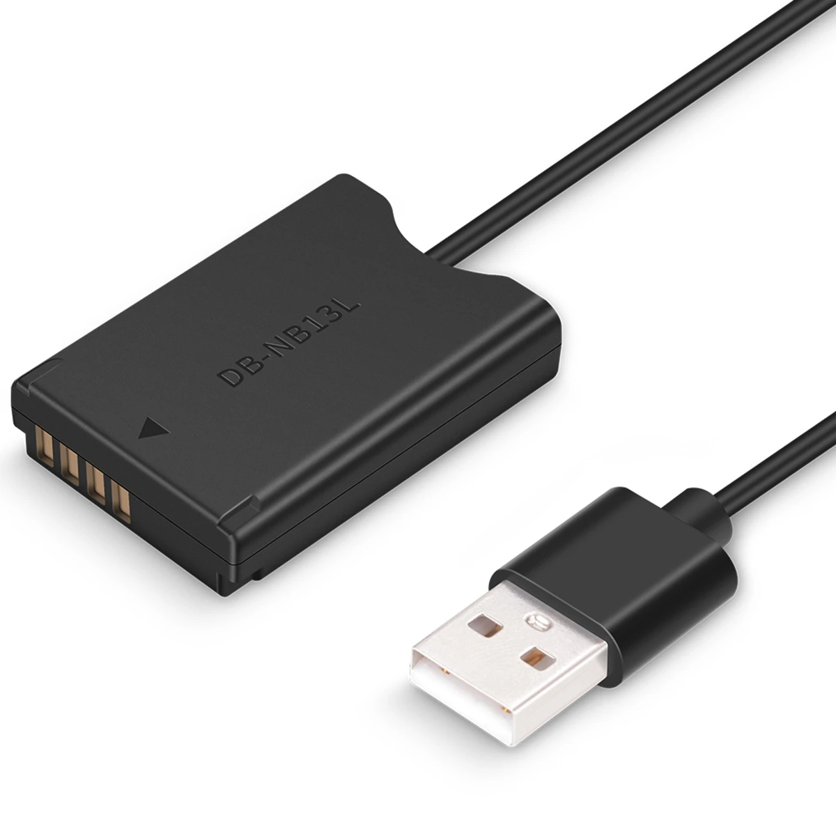 NB-13L-пустышка аккумулятора с адаптером питания USB-A соединитель постоянного тока