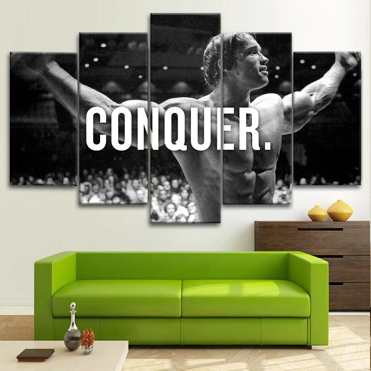 Арнольд мотивационный бодибилдинг тренажерный зал холст Художественная печать