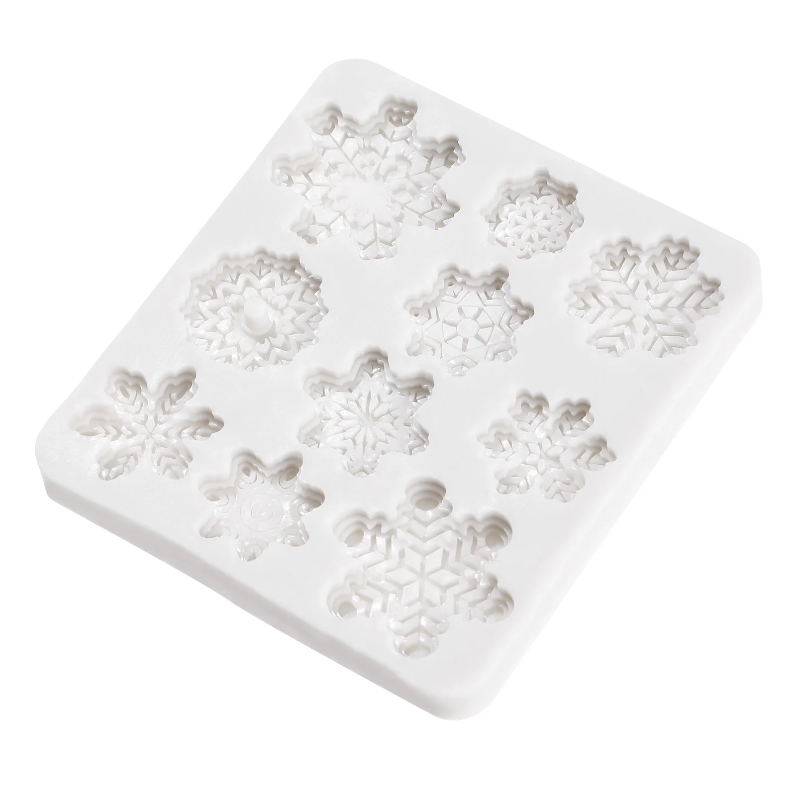 

1 Pc Non-stick Flexible 10-Cavity Dessert Fondant Mold for Home Cake Shop