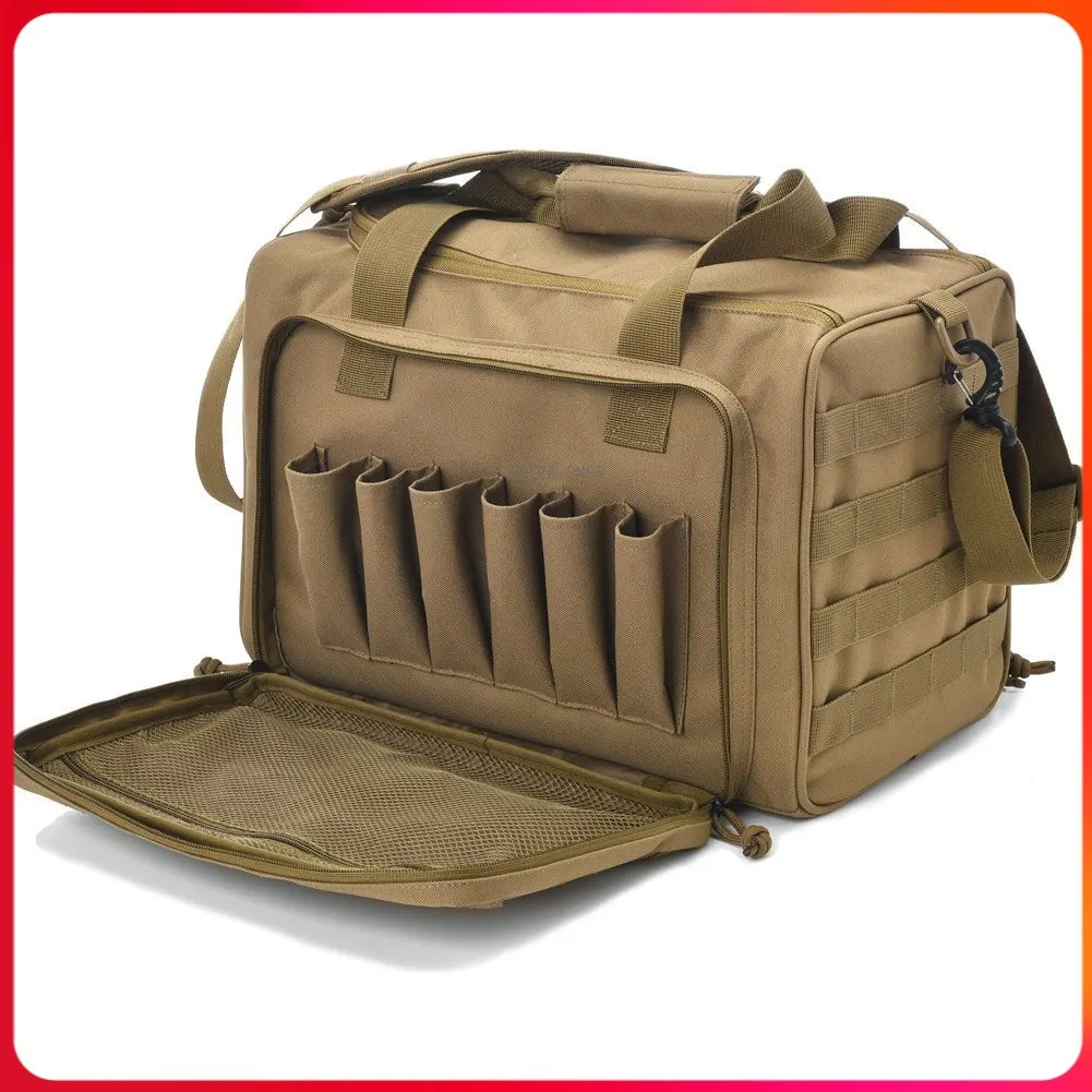 

Tactical Gun Bag Airsoft Paintball Hunting Shooting Range Bag Outdoor Combat CS Wargame Pistol Magazines Handbag