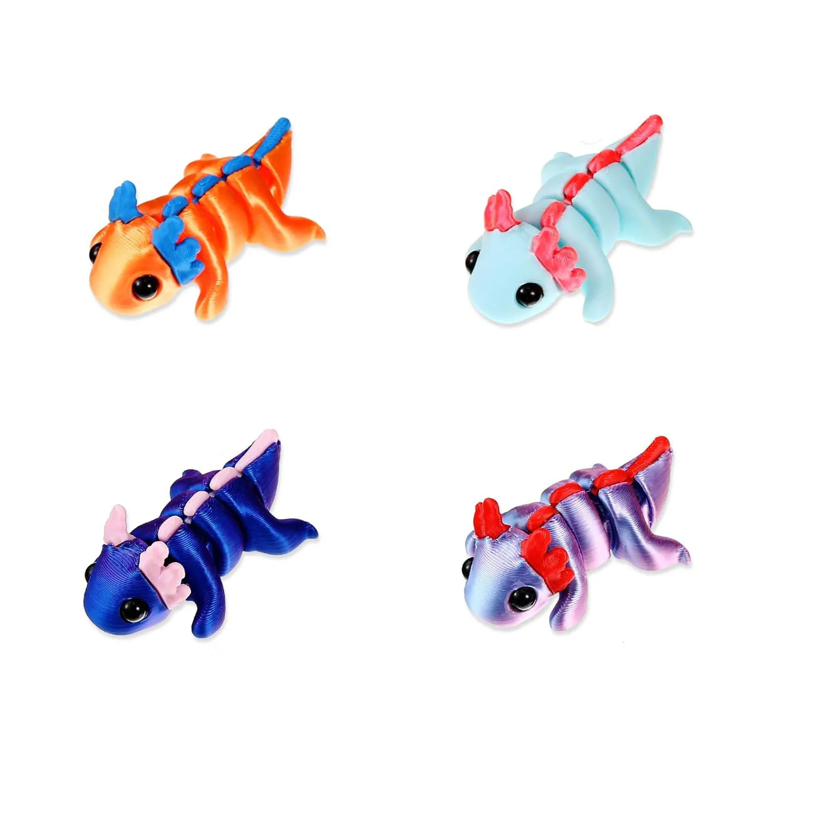 

3D печатный аксолотль из ПВХ