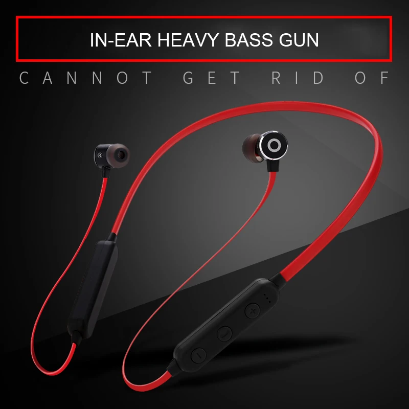 

Bluetooth Earphones Wireless Headphone With Microphone Stereo Sports Earbuds Headsets
