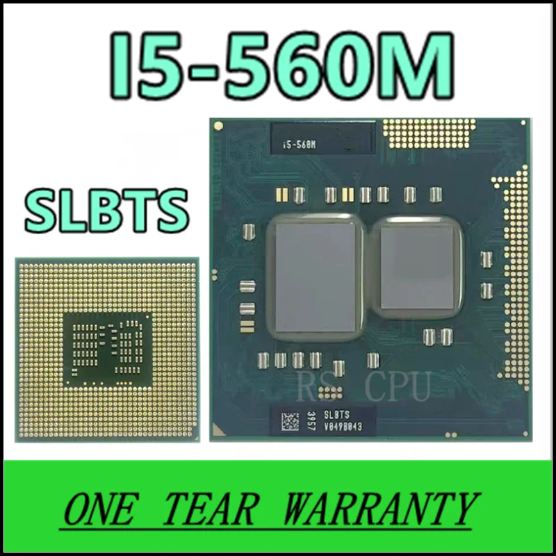 

i5-560M i5 560M SLBTS 2.6 GHz Dual-Core Quad-Thread CPU Processor 3W 35W Socket G1 / rPGA988A