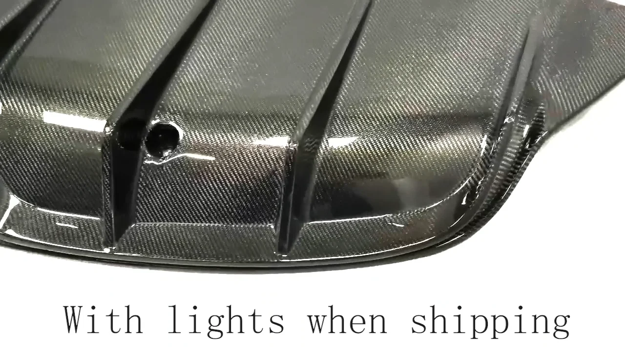 

CMST Style carbon fiber rear bumper lip diffuser spoiler for 2016-2021Model 3