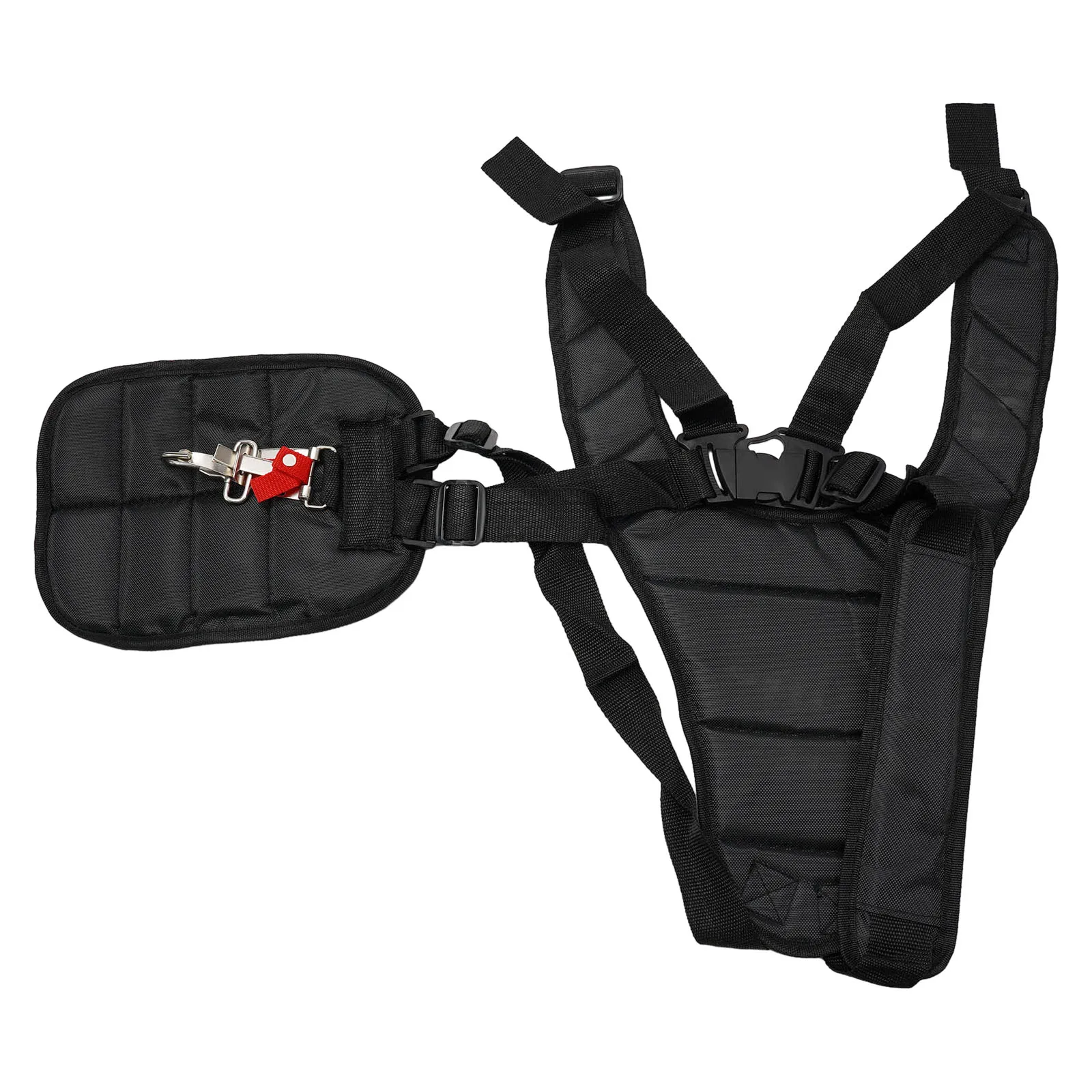 

Double Shoulder Harness Strap For Brushcutter Whipper Snipper Trimmers Universal Adjustable Strap And Clamps Garden Supplies