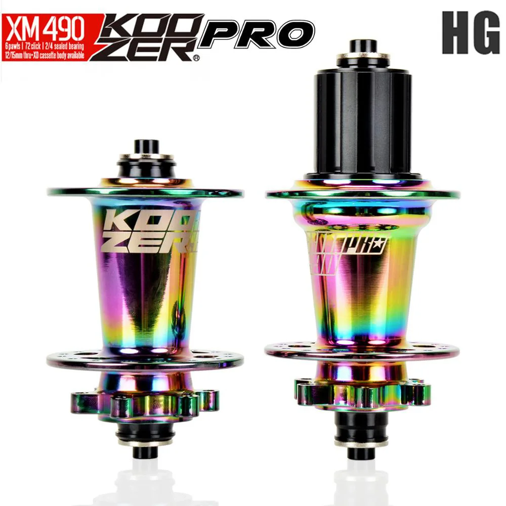 

Ступица для горного велосипеда Koozer HG XM490 PRO, 4 подшипника, 10*135 мм, QR100 * 15 12*142 мм, BS 32 отверстия, ступица дискового тормоза